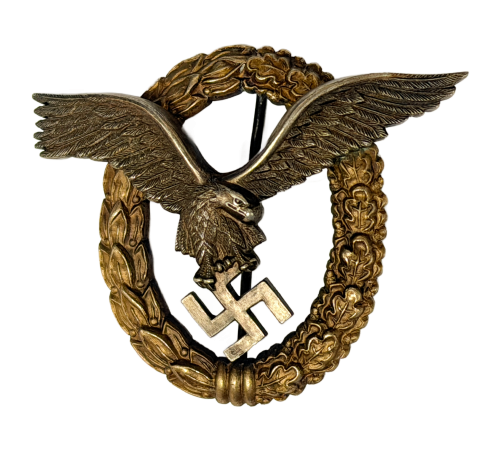 WW2 German Luftwaffe Paratrooper 'Fallschirmjäger' Badge By C.E. Juncker for Sale