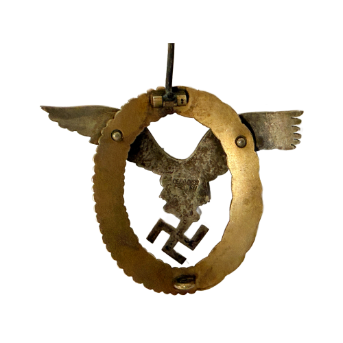 WW2 German Luftwaffe Pilots Badge By C.E. Juncker (Original) - Photo 4