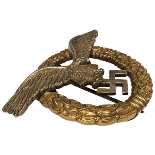 WW2 German Luftwaffe Pilots Badge By C.E. Juncker (Original) - Photo 5