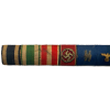 WW2 German Tiird Reich SS Ribbon Bar with 8 Ribbon Decorations (Original) - Photo 5