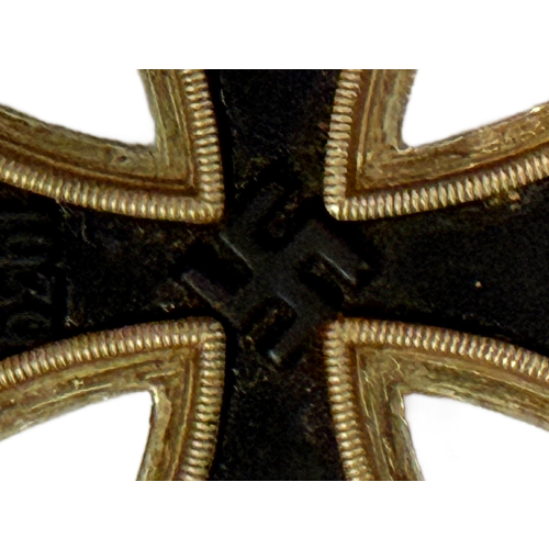 WW2 German Third Reich Iron Cross 1st Class by Paul Meyhauer (Original) - Photo 4