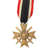 Original German War Merit Cross With Swords 2nd Class & Ribbon for Sale