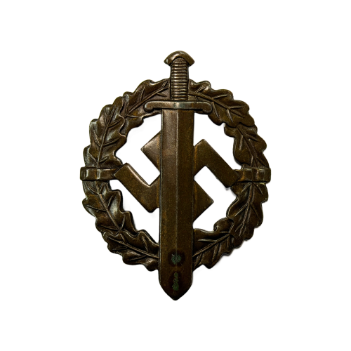 Original German NSDAP (NAZI PARTY) SA/SS Sports Badge In GOLD SA-Sportabzeichen by E. Schneider