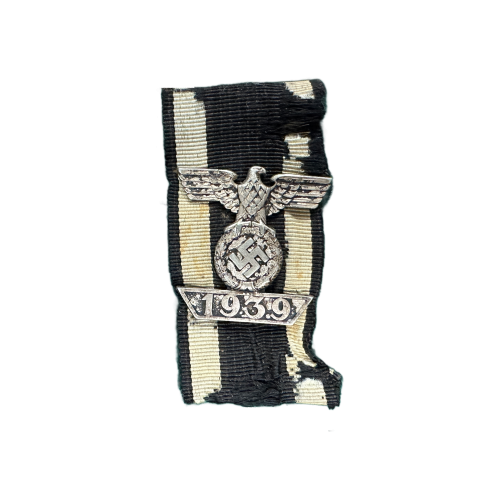 Original German Iron Cross 2nd Class 1939 Spange with WW1 Ribbon 