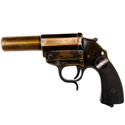 WW2 Original German Erma-Erfurt 1937 LP34 Aluminum Leuchtpistole Signal Flare Pistol