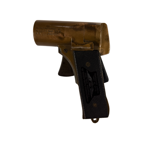 WW2 US Model M2 Pyrotechnic Brass Flare Pistol By International Flare Signal Co. (Original) - Photo 5