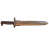 WW2 US M1 Garand Bayonet & Scabbard By American Fork Poe 