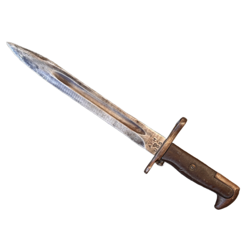 WW2 US M1 Garand Bayonet & Scabbard By American Fork Poe 