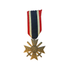 WW2 Original German War Merit Cross With Swords 2nd Class & Ribbon By Moritz Hhausch