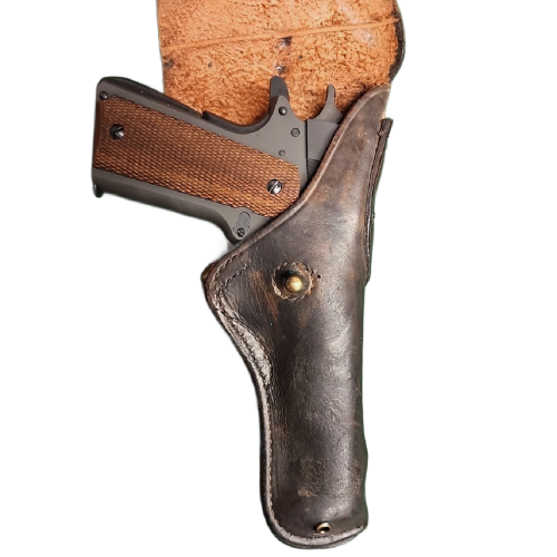 WW2 US 1943 Colt M1911A1 Cal.45 acp Matching Semi-Auto Military Service Pistol with Boyt Holster (Original) - Photo 12