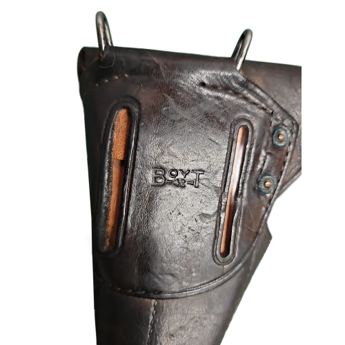 WW2 US 1943 Colt M1911A1 Cal.45 acp Matching Semi-Auto Military Service Pistol with Boyt Holster (Original) - Photo 15