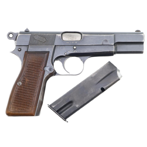 Original German Army Issue FN Browning HI-Power Caliber 9mm Pistol 