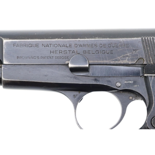 WW2 German Army Issue FN Browning HI-Power Caliber 9mm Pistol 