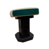 Pulpit Style Black Wood Helmet/Visor Display Stand with Adjustible Shaper/Stretcher Insert 