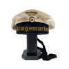 Black Lacquered Hardwood Helmet/Visor Pulpit Style Display Stand with Adjustible Shaper/Stretcher Insert (New) - Photo 5