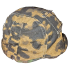 Fury WW2 Movie Used Prop SS Reversible Helmet Cover Oak B Leaf Camouflage Pattern With Costume Designer COA 