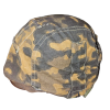 Fury WW2 Movie Used Prop SS Reversible Helmet Cover  Oak B Leaf Camouflage Pattern With Costume Designer COA (Original) - Photo 5
