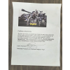 Fury WW2 Movie Used Prop SS Reversible Helmet Cover  Oak B Leaf Camouflage Pattern With Costume Designer COA (Original) - Photo 7