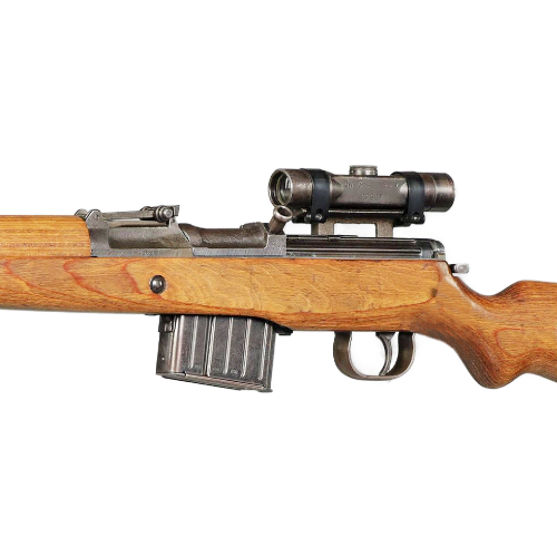 World War II German Walther ac/45 Code K43 Semi-Automatic Sniper Rifle with ZF4 Scope (Original) - Photo 5
