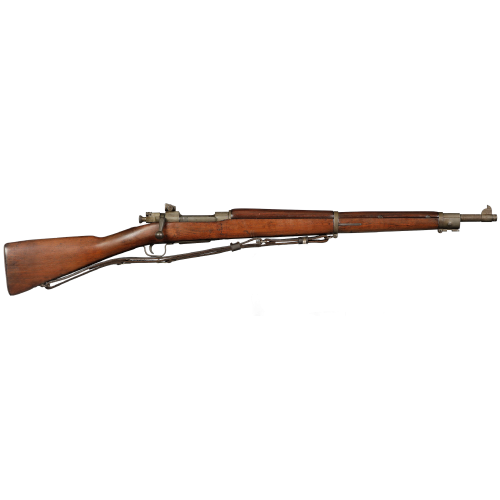 WW2 U.S. 1943 Remington Model 1903-A3 Bolt Action Caliber 30-06 Rifle with Bayonet & leather sling