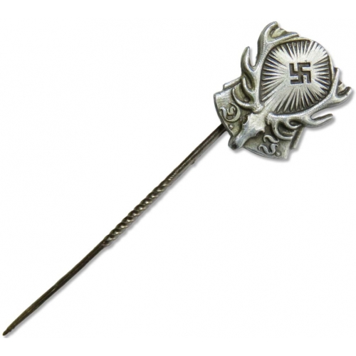 WW2 German Nazi Hunting Association Stick Pin (Original) - Photo 1