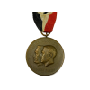 German 1933 Hindenburg/Hitler Unity Medel In Bronze with National Tri-Color Ribbon Pinback Hanger.  (Original) - Photo 3