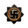WW2 Original Third Reich German Cross in Gold by C.E. Juncker & Co.