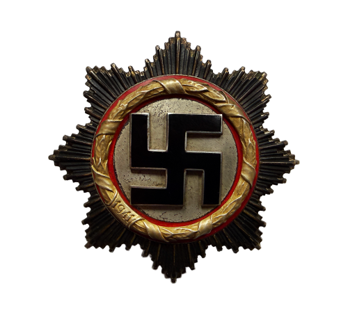 WW2 Original Third Reich German Cross in Gold by C.E. Juncker & Co.