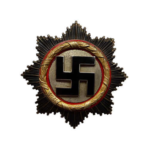 WW2 Original Third Reich German Cross in Gold by C.E. Juncker & Co.