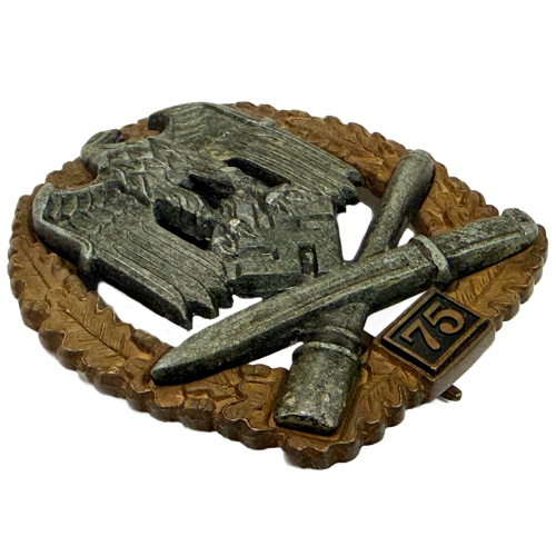 WW2 Third Reich German General Assault Badge For 75 Engagements By JFS (Original) - Photo 3