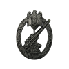 WW2 Original German Third Reich Luftwaffe Artillery Flak Badge by Hermann Aurich of Dresden For Sale