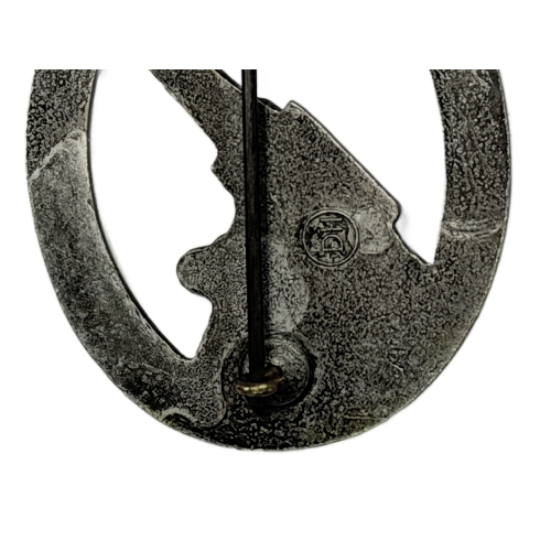WW2 German Third Reich Luftwaffe Artillery Flak Badge by Hermann Aurich 