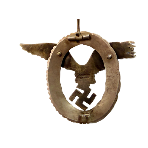 WW2 German Luftwaffe Pilots Badge Manufactured By C.E. Juncker (Original) - Photo 4