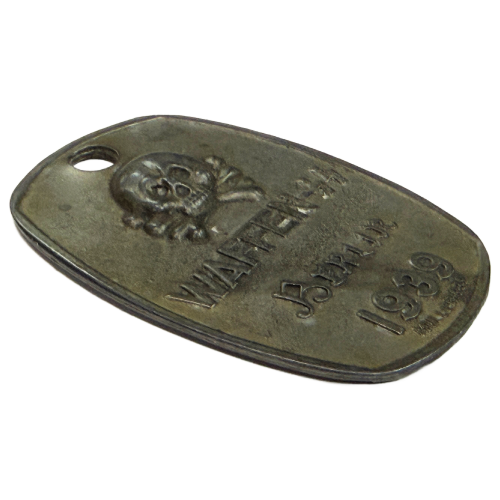 WW2 German Waffen SS Early Panzer Berlin 1939 Metal Badge Shield