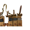 WW2 German MP44 Sturmgewehr 3 Pocket Ammunition Pouch Set with Six 30 Round MP44 Magazines Manufactured by Fxo, q/w, with Marked Waffenampt (Original) - Photo 8