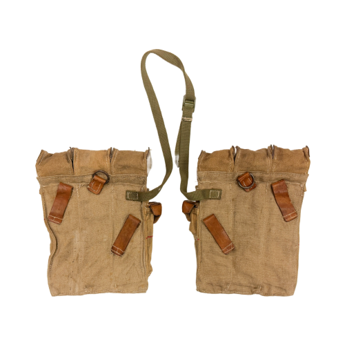 WW2 German MP44 Sturmgewehr 3 Pocket Ammunition Pouch Set with Six 30 Round MP44 Magazines Manufactured by Fxo, q/w, with Marked Waffenampt (Original) - Photo 21
