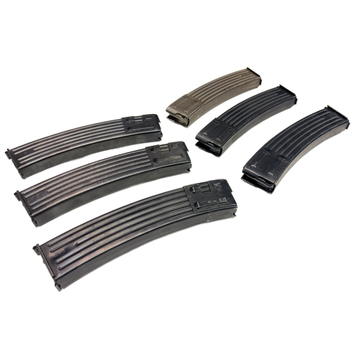 WW2 German MP44 Sturmgewehr 3 Pocket Ammunition Pouch Set with Six 30 Round MP44 Magazines Manufactured by Fxo, q/w, with Marked Waffenampt (Original) - Photo 22