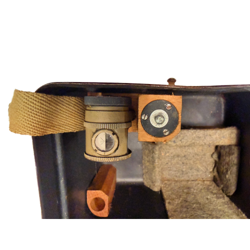 WW2 German MGZ34 Optical Sight MG34 / MG42 By dhq with MGZ 40 Marked Transit Case (Original) - Photo 9