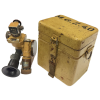 WW2 Original German MGZ34 Optical Sight MG34 / MG42 By dhq with MGZ 40 Marked Transit Case For Sale