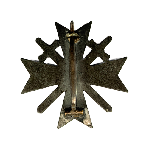 WWII German Third Reich War Merit Cross With Swords 1st Class Metal By Deschler & Sohn