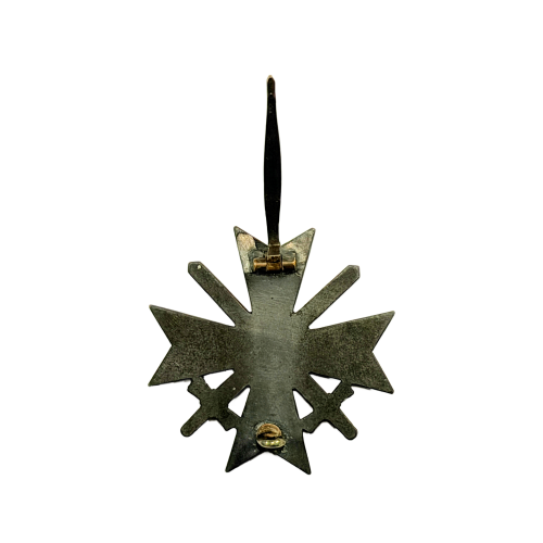 WW2 German War Merit Cross With Swords 1st Class Metal By Deschler & Sohn