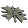 WW2 German War Merit Cross With Swords 1st Class Metal By Deschler & Sohn (Original) - Photo 4