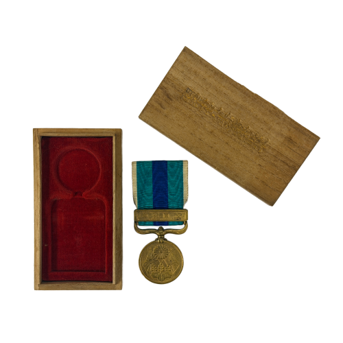 Japanese 1904-1905 Russo-Japanese War Medal with Wooden Box (Original) - Photo 5