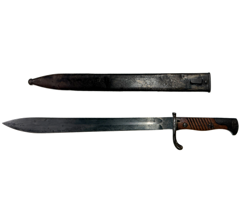 WW1 Original Imperial German Model 1898-05 Butcher Bayonet-Knife And Scabbard for the Gewehr 98 rifle by V.C. Schilling Suhl