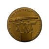 Original German 1936 Magdeburg Inauguration of the SA Memorial Badge in Hollow-backed Brass 