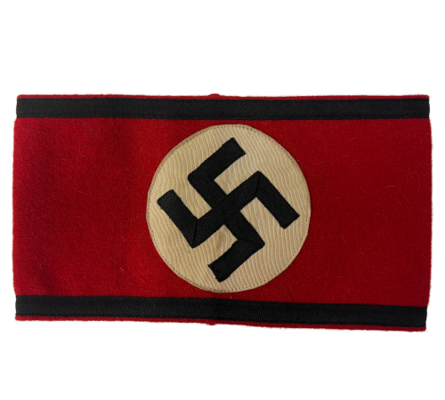 Original WW2 German Allgemeine SS Dress Uniform Armband By RZM For Sale
