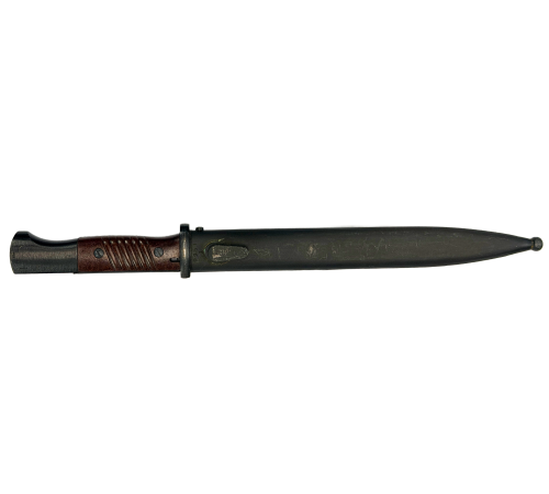 WW2 Original German K98 Bayonet & Scabbard, Marked fjm 44 by Alexander Coppel 