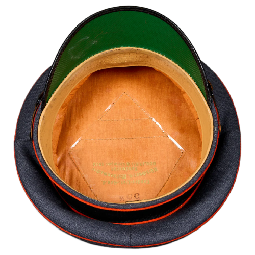 WW2 German Luftwaffe Artillery Visor Cap for Other Ranks Personnel By Kürschner & Mützenmacher (Original) - Photo 4