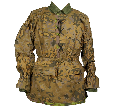 WW2 German Waffen SS M42 Oak Reversible Camouflage Smock High-Quality Replica for Sale