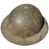 WW2 British 1939 MK2 Brodie Helmet with Leather Liner and Chin Strap (Original) - Photo 5
